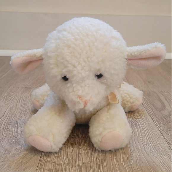 Dakin 1989 White Lamb Sheep Plush Musical Animated Stuffed Animal Jesus Loves Me - Picture 8 of 12